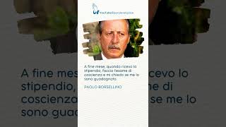 Paolo Borsellino  Lesame di coscienza [upl. by Borlase]