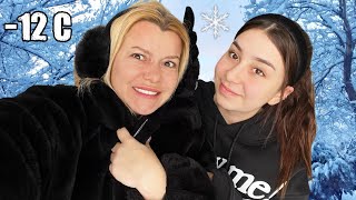 KAR YAĞDI ❄️🥶 Günlük Vlog Protez Tırnak 💅🏻 esılabıltekın [upl. by Shirah]