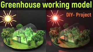 greenhouse working model  greenhouse farming model  greenhouse model project  diyas funplay  diy [upl. by Assennav17]