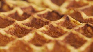 Classic Waffle Recipe Crisp amp Fluffy 👌 Recipe with Waffle Maker  How to Make Waffle Batter [upl. by Relda]