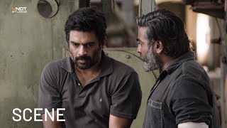 Vikram Vedha Movie Scenes  Karuppu Vellai Song  Madhavan finds the traitor  Vijay Sethupathi [upl. by Oconnor228]