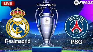 🔴Real Madrid vs PSG Live  UEFA champions League 2024 Live  FIFA 24 gameplay [upl. by Anthe]