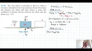 15–43 Kinetics of a Particle Impulse and Momentum Chapter 15 Hibbeler Dynamics Benam Academy [upl. by Cirdek]