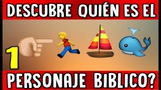 DESCUBRE EL PERSONAJE BIBLICO CON EMOJIS CUANTO SABES DE LA BIBLIA [upl. by Profant641]