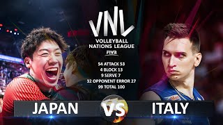 Japan vs Italy  Bronze Medal Match  Mens VNL 2023 [upl. by Jewell]