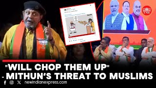 BJP leader and Bollywood actor Mithun Chakraborty draws outrage for hate speech [upl. by Keraj827]