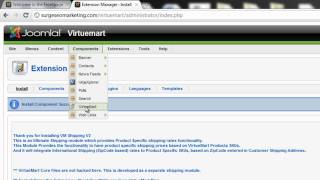 01 Configure Virtuemart Shipping [upl. by Okiruy51]