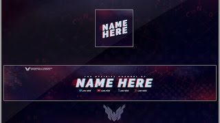 Free Youtube Banner amp Avatar RevampRebrand Template [upl. by Odnalor]