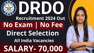 DRDO Recruitment 2024  DRDO New Vacancy 2024  Latest Government Jobs 2024  Feb 2024  Apply Now [upl. by Adialeda]