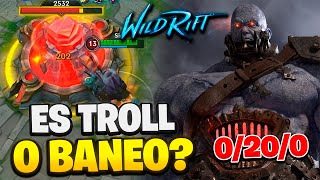 😱¡NADIE SABE JUGAR CONTRA ESTO  Wild Rift [upl. by Georgy127]