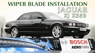 JAGUAR XJ x350 Wiper Blade installation [upl. by O'Gowan]