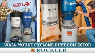 SpaceSaving Cyclone HEPA Dust Collector [upl. by Juliette189]