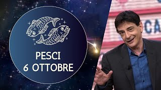 Pesci ♓️ LOroscopo di Paolo Fox  6 Ottobre 2024  Magico trigono d’Acqua tutto per voi [upl. by Elcarim]