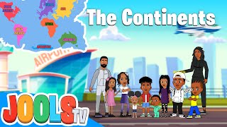 The Continents  Nursery Rhymes  Kids Songs  Jools TV Trapery Rhymes [upl. by Khalid412]