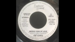 The Capris  Morse Code of Love 1982 UT [upl. by Reel]