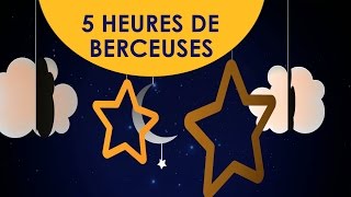 ♫♫ 5 heures de berceuses Non Stop ♫♫ Brahms Doucement La Claire Fontaine Frere Jacques Rockabye [upl. by Nerag]