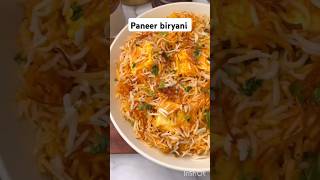 Paneer biryani recipe food recipe shorts [upl. by Esyle986]