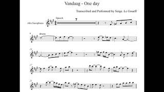 Serge Le Goueff Plays quotOne Dayquot  Vandaag  Bakermat FREE SCORE [upl. by Munro]