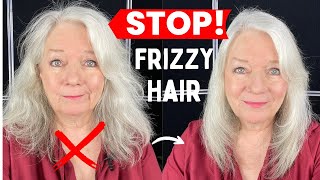 Frizzy Hair Care amp Styling Women Over 50 [upl. by Arotahs]