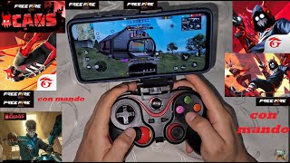 Tutorial como jugar Free Fire con mando para celular [upl. by Ailegra453]