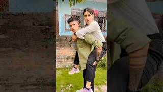 Sabitra Bhandari Samba And Rachana Rimal Funny Video 😄 funnyshorts [upl. by Eehc]