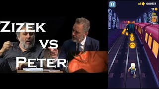 REACCIONANDO  DEBATE SLAVOJ ZIZEK VS JORDAN PETERSON [upl. by Eiuqram]