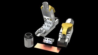 LINKUP RJ45 Cat8 amp Cat6A Field Termination Plugs Toolless StepbyStep Easy Assembly Guide [upl. by Rouvin]