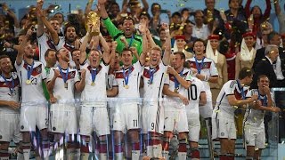 WM 2014 Deutschland ist Weltmeister  Siegerehrung Deutschland  Argeninien 10 [upl. by Acebber]