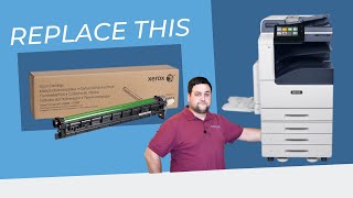 How to quickly replace the drum cartridge Xerox AltaLink B8100s and C8100s [upl. by Bruis]