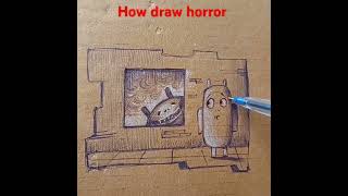 How to draw horror [upl. by Attenyt]