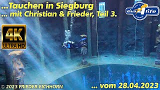 Tauchen in Siegburg dive4life 28042023 Teil 3 [upl. by Noinatrad6]