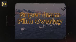 Super 8mm Film Overlay Effect Tutorial  Old Film Effect [upl. by Ayinat]