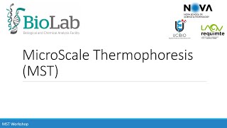 Biolab Webinar MicroScale Thermophoresis [upl. by Laeira]