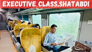 New Shatabdi Express Executive class  Royal train with 5 star restaurant food n Great hospitality [upl. by Manuel]