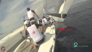 Melges 24  How To Jibe In Light Air [upl. by Chrissa]