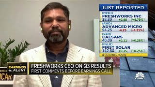 Freshworks stands to gain from more automation says CEO Girish Mathrubootham [upl. by Aihsyak408]