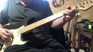 Hendrix Trower Jam Vibe with Strat amp Dimarzio Tone zone S amp Marshall JCM 800 Axe FX2 [upl. by Leugar]