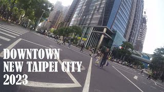 Morning Traffic at downtown New Taipei City Taiwan in 4K [upl. by Lucina]