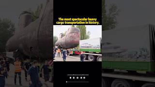 The most spectacular heavy cargo transportation in history shortvideo knowledge [upl. by Llevram]