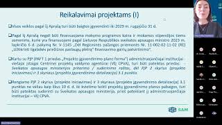 Sveikatos specialistų rengimas pritraukimas  PFSA esminių nuostatų pristatymas [upl. by Burrell50]