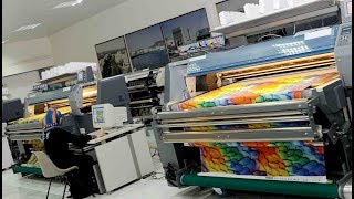 Modern Textile Printing Technology amp Machine [upl. by Vala]