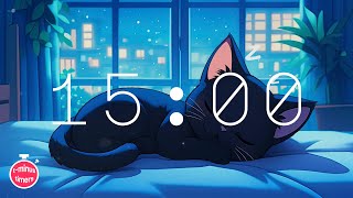 15 Minute Timer  Back to School Lofi Chill [upl. by Bigot960]