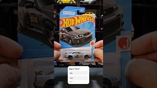 Unboxing Hot Wheels Nissan Skyline GTR BCNR33 Godzilla hotwheels Nissangtr [upl. by Mourant]