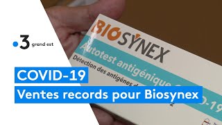 Biosynex fabriquant de tests rapides pour dépister la Covid19 croule sous les demandes [upl. by Ettenwahs348]