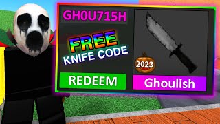 HOW TO CLAIM FREE GHOULISH KNIFE IN MURDER MYSTERY 2 [upl. by Lubin59]