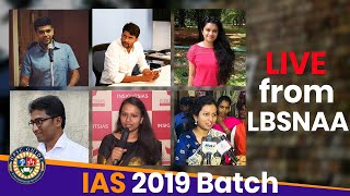 IAS 2019 Batch Live from LBSNAA mustwatch upscguide [upl. by Ahsinel791]