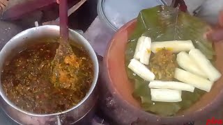 Cooking Cocoyam Leaves Stew With Peanuts In Africa  Affordable And Flavorful [upl. by Arta]