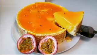 No Bake Passion Fruit Dessert  Easy and Delicious Dessert  How to make Passion Fruit Cake [upl. by Nichy]