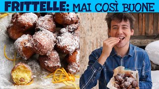 FRITTELLE DOLCI DI CARNEVALE mai mangiate così buone e soffici  ricetta facile  Davide Zambelli [upl. by Oalsecnew]