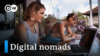 Working online and traveling the world  digital nomads  DW Documentary [upl. by Aiveneg]